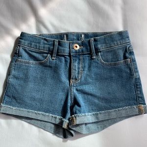 Abercrombie kids, girls denim shorts size 9/10